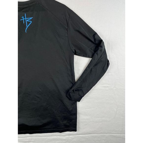 Men's Hunter Skipper Black Long Sleeve Performance Shirt Paragon Size Large - Picture 3 of 9